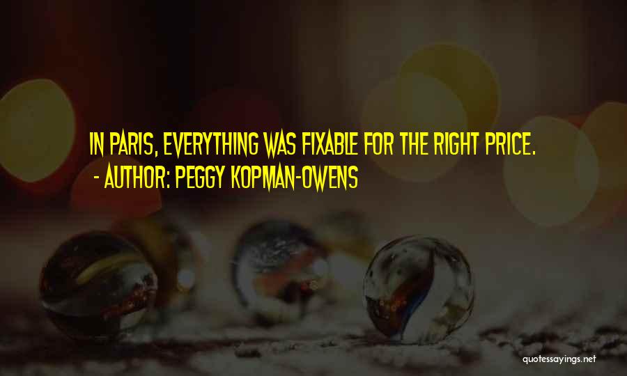 Peggy Kopman-Owens Quotes 1873687