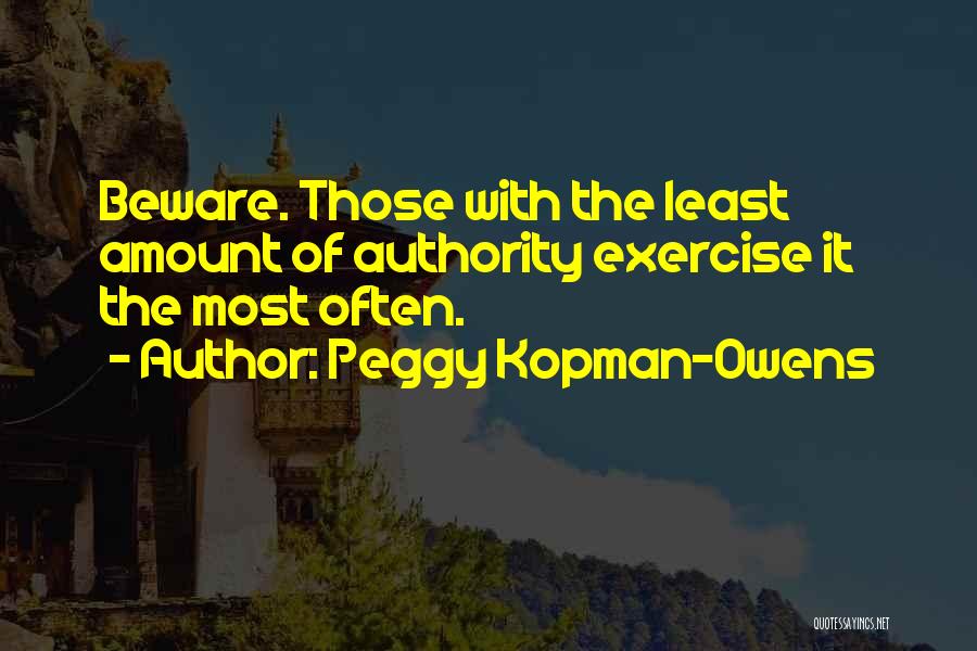 Peggy Kopman-Owens Quotes 330047