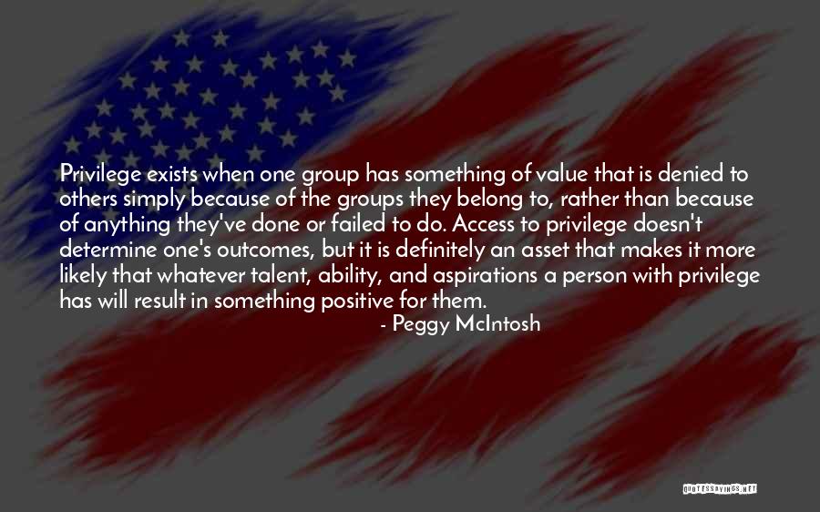 Peggy McIntosh Quotes 1400553