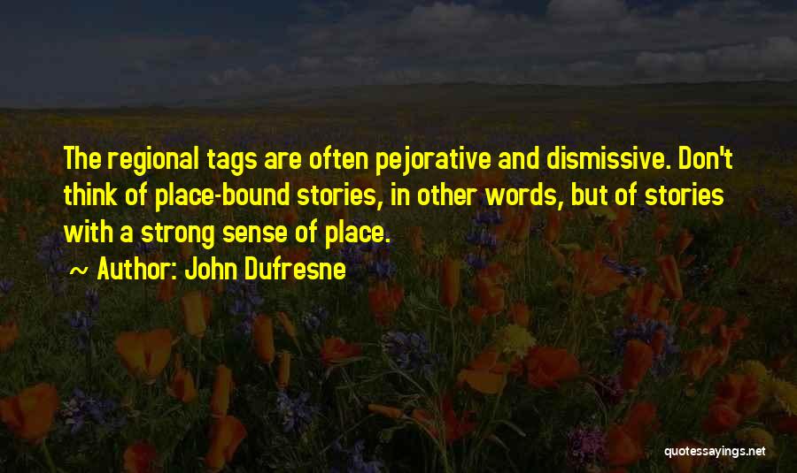 Pejorative Quotes By John Dufresne