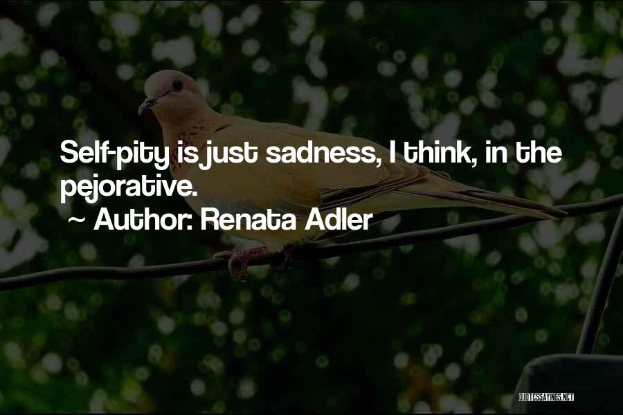 Pejorative Quotes By Renata Adler