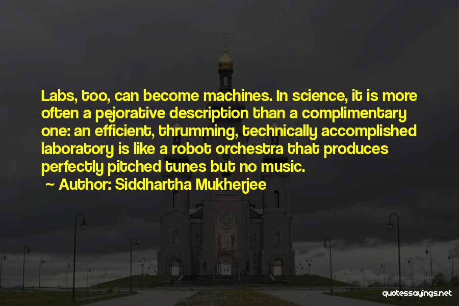 Pejorative Quotes By Siddhartha Mukherjee