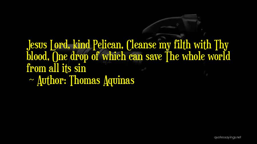 Pelican Blood Quotes By Thomas Aquinas