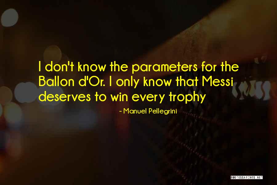 Pellegrini Quotes By Manuel Pellegrini