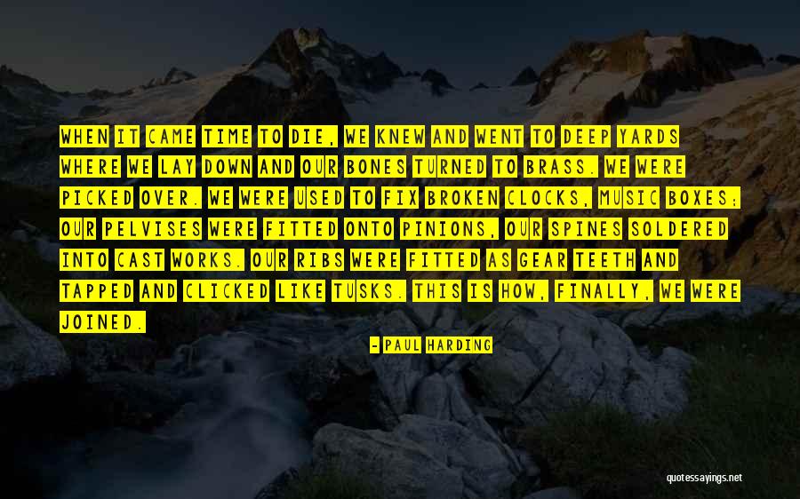 Pelvises Quotes By Paul Harding Pelvises Quotes By Paul Harding
