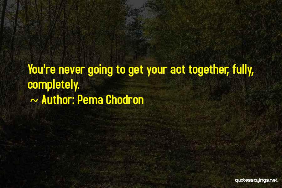 Pema Quotes By Pema Chodron