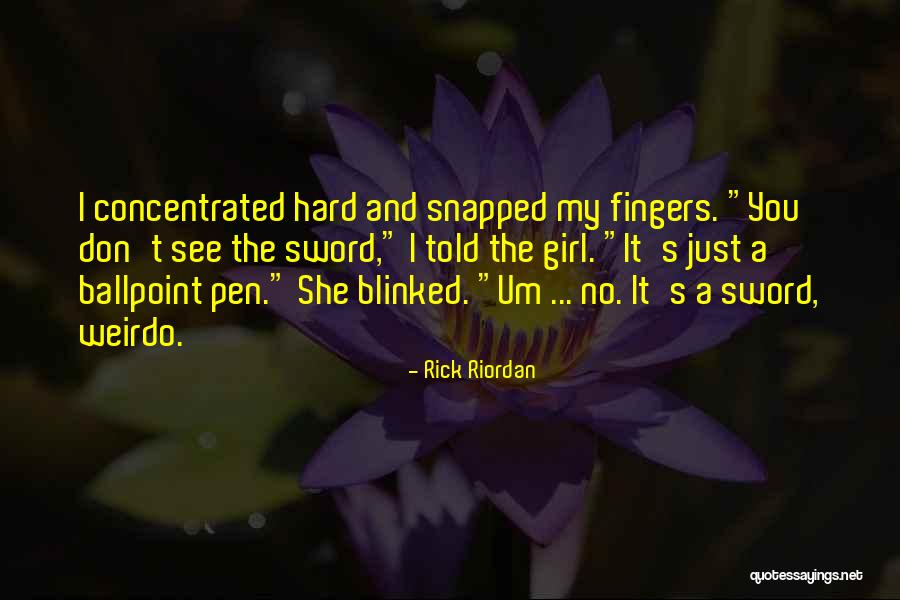 Pen And Sword Quotes By Rick Riordan Pen And Sword Quotes By Rick Riordan