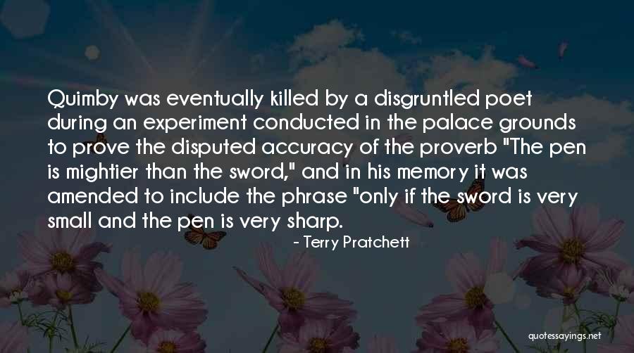 Pen And Sword Quotes By Terry Pratchett Pen And Sword Quotes By Terry Pratchett