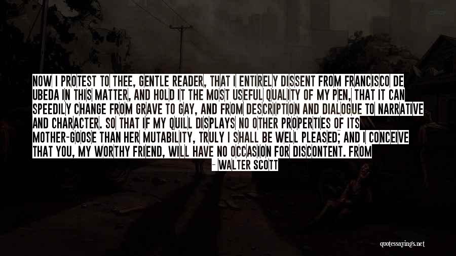 Pen Friend Quotes By Walter Scott