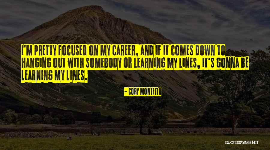Penaherrera Yuma Quotes By Cory Monteith Penaherrera Yuma Quotes By Cory Monteith