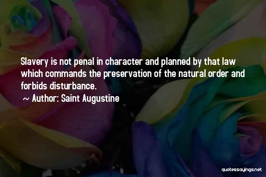 Penal Law Quotes By Saint Augustine