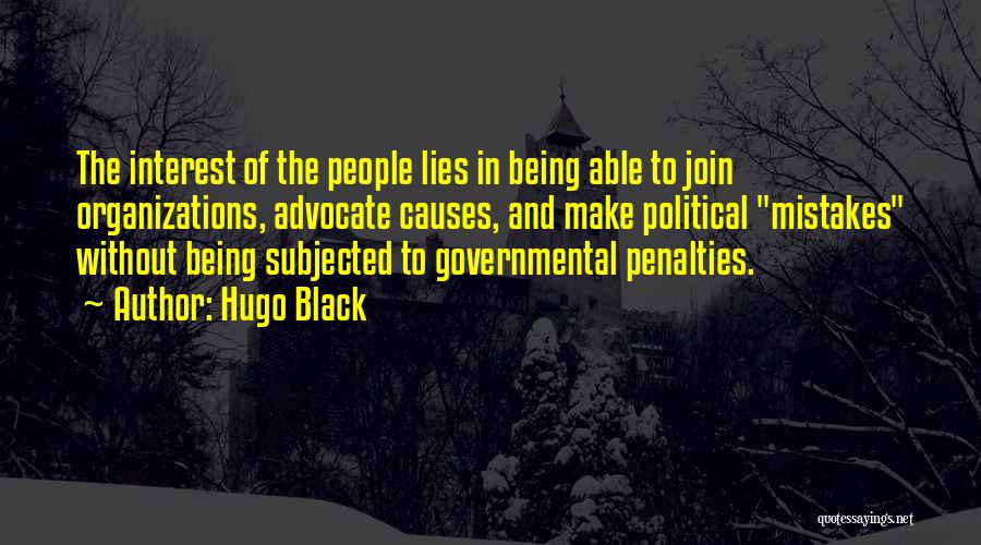 Penalties Quotes By Hugo Black