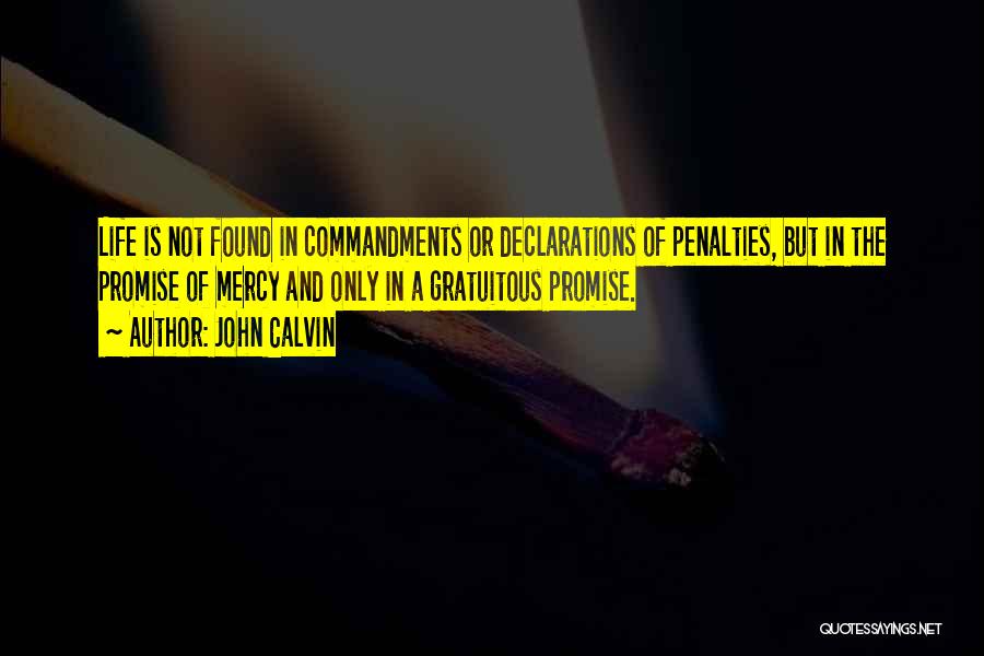 Penalties Quotes By John Calvin