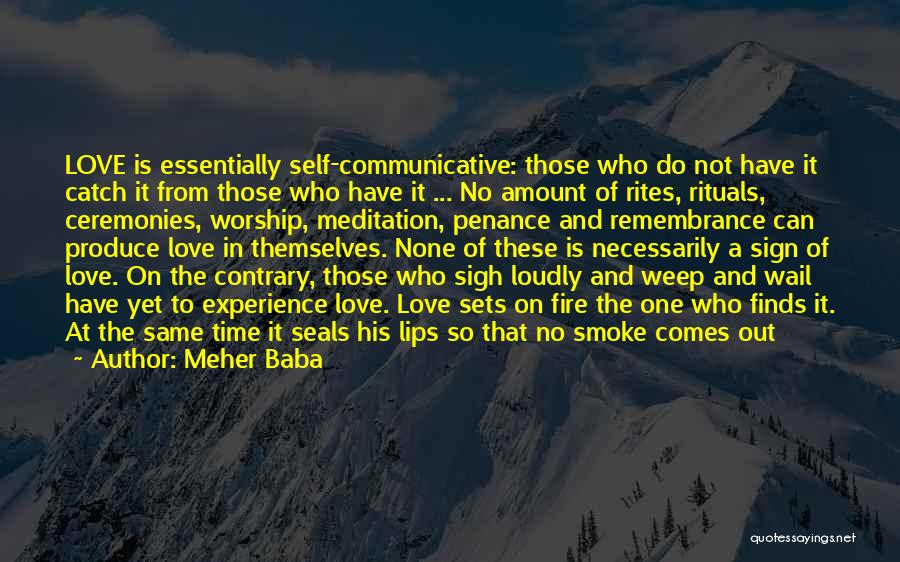 Penance Quotes By Meher Baba