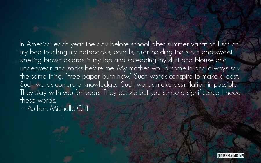 Pencils Quotes By Michelle Cliff