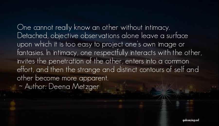 Penetration Quotes By Deena Metzger