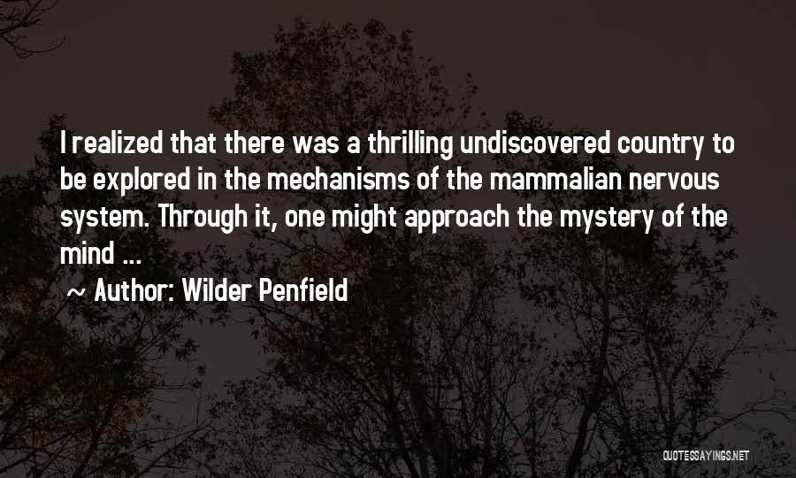 Penfield Quotes By Wilder Penfield