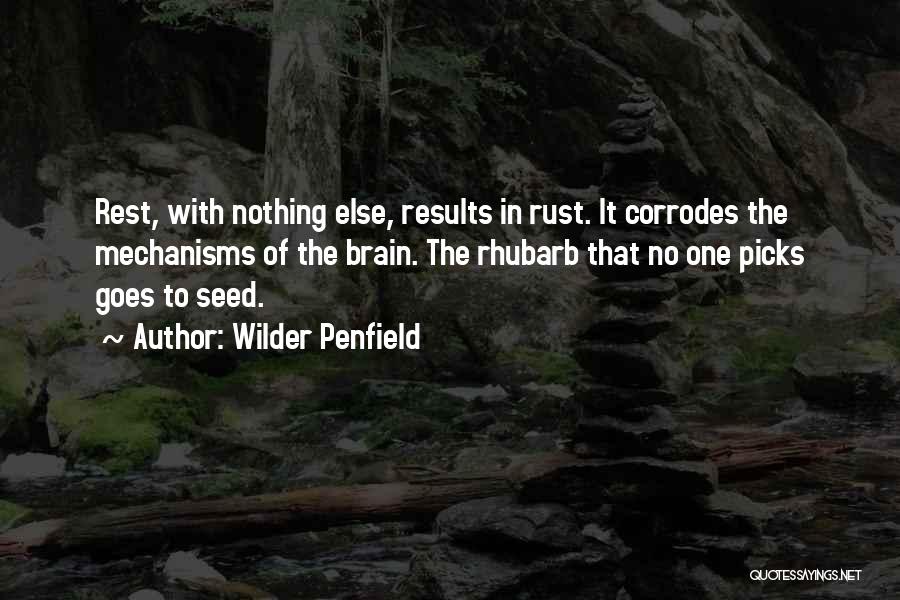 Penfield Quotes By Wilder Penfield