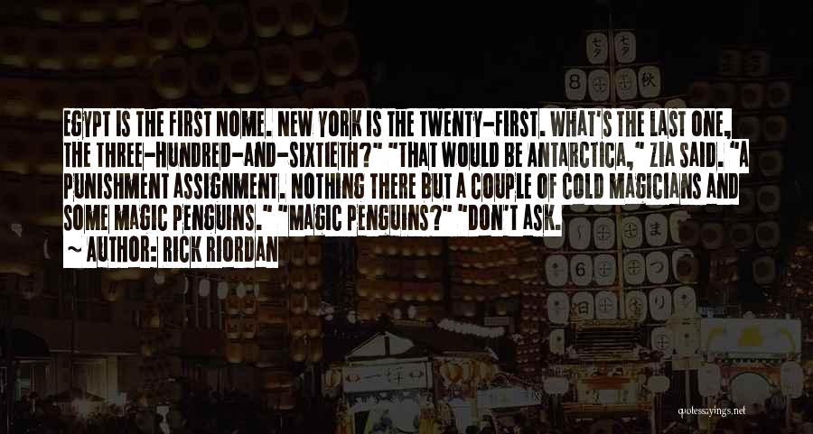 Penguins Quotes By Rick Riordan