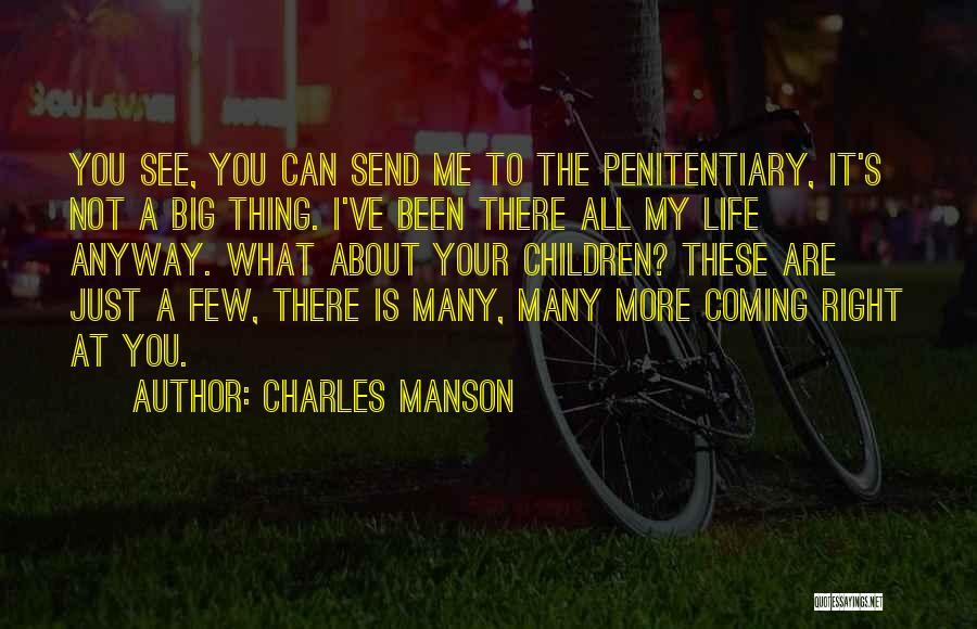 Penitentiary Quotes By Charles Manson