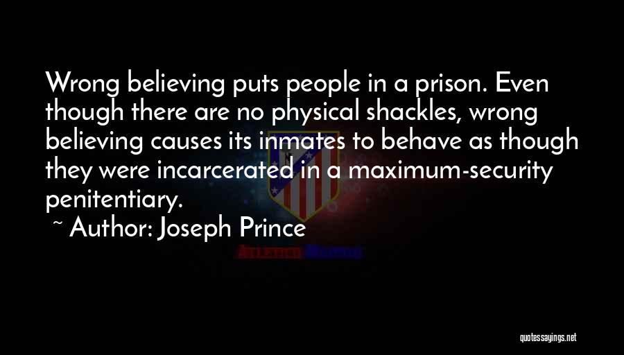 Penitentiary Quotes By Joseph Prince