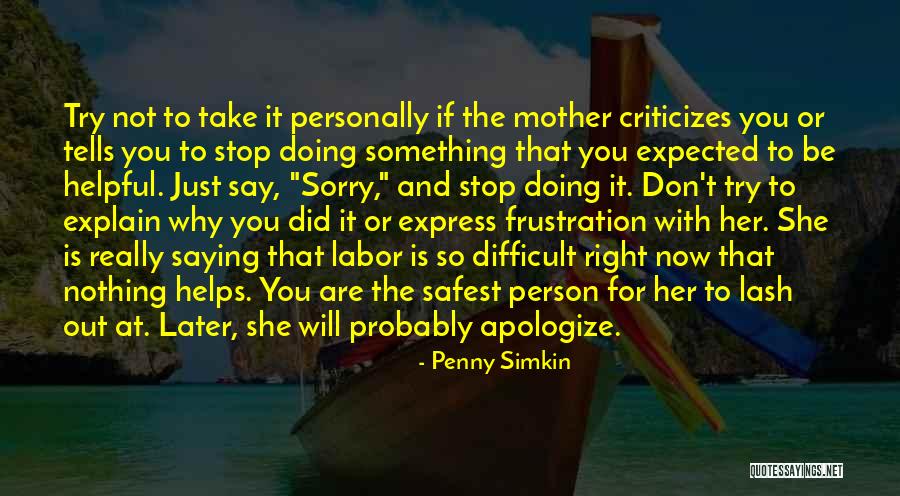 Penny Simkin Quotes 1079732