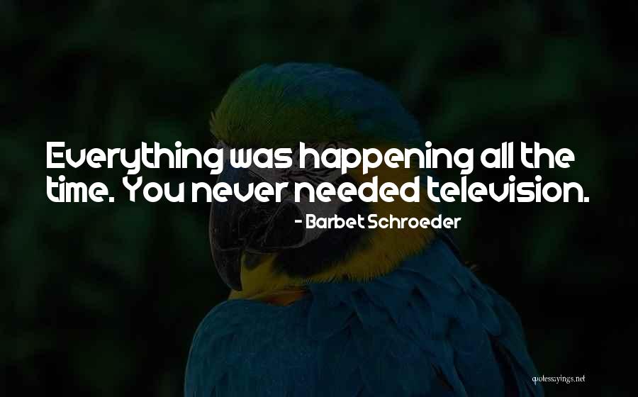 Pensavalle Quotes By Barbet Schroeder Pensavalle Quotes By Barbet Schroeder