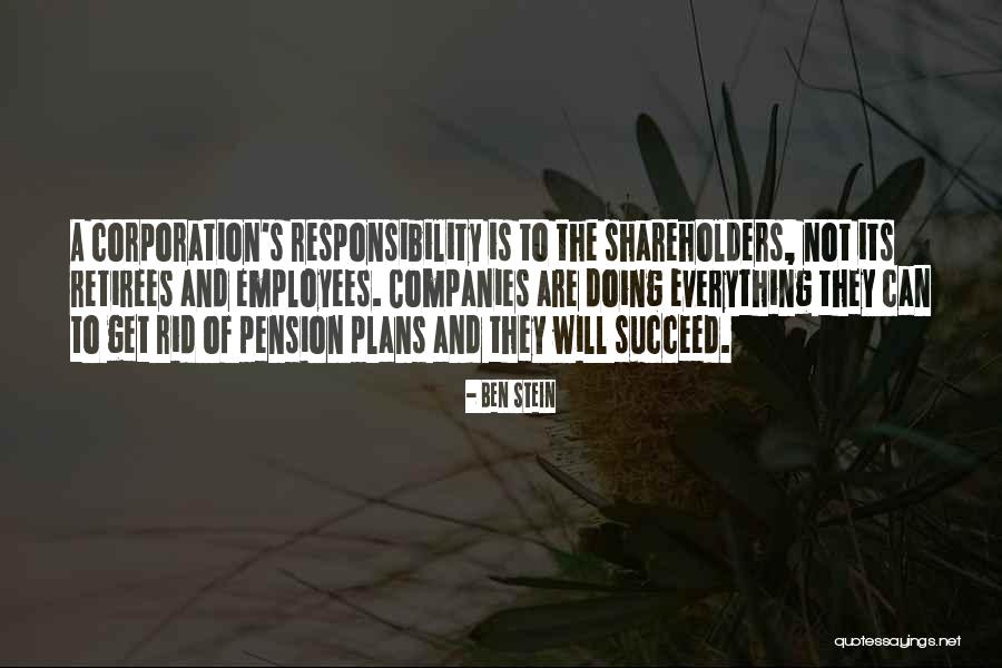 Pension Plans Quotes By Ben Stein Pension Plans Quotes By Ben Stein
