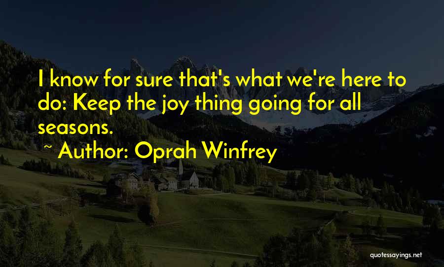 Pentagrammaton Quotes By Oprah Winfrey