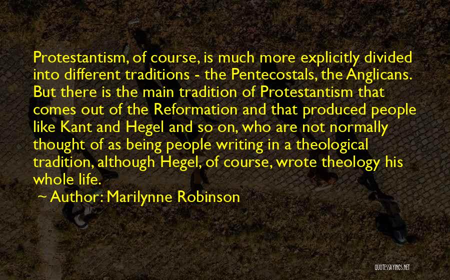 Pentecostals Quotes By Marilynne Robinson