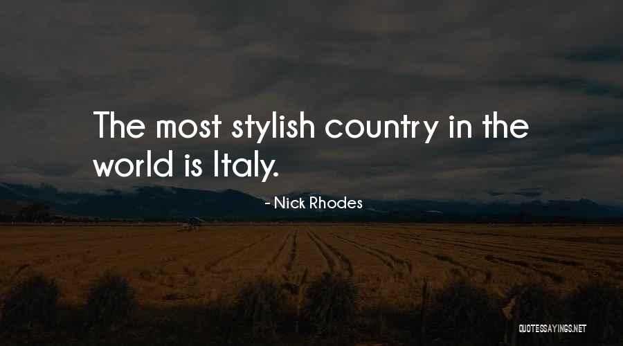 Penyatuan Tanah Quotes By Nick Rhodes Penyatuan Tanah Quotes By Nick Rhodes