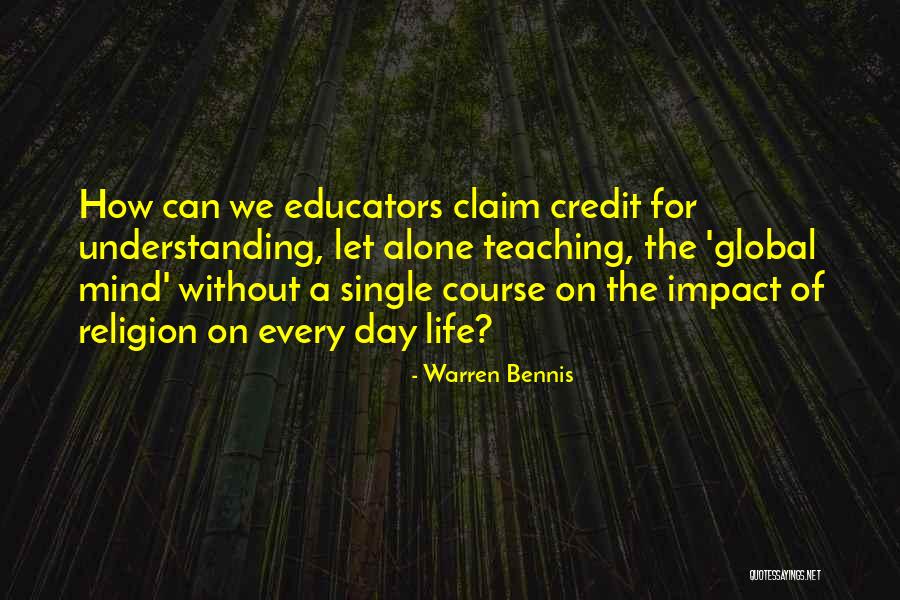 Penyelamatan Di Quotes By Warren Bennis