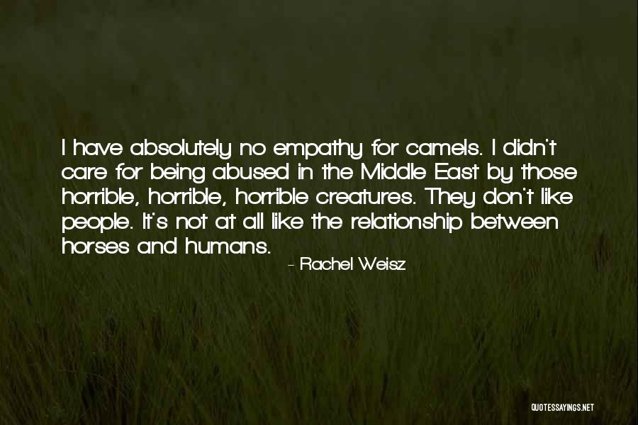 People And Horses Quotes By Rachel Weisz People And Horses Quotes By Rachel Weisz