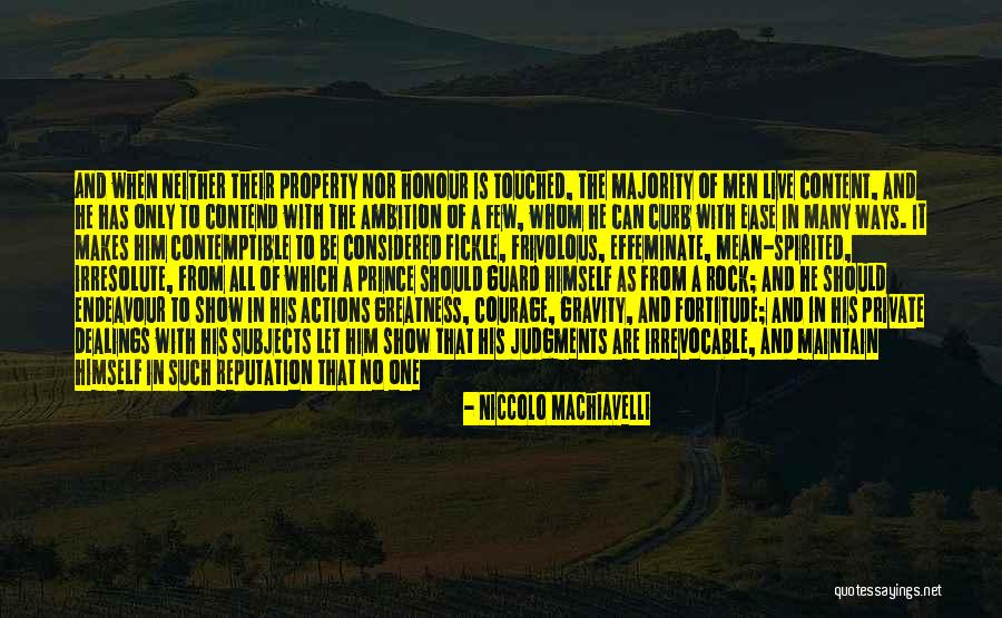 People Are Not Property Quotes By Niccolo Machiavelli