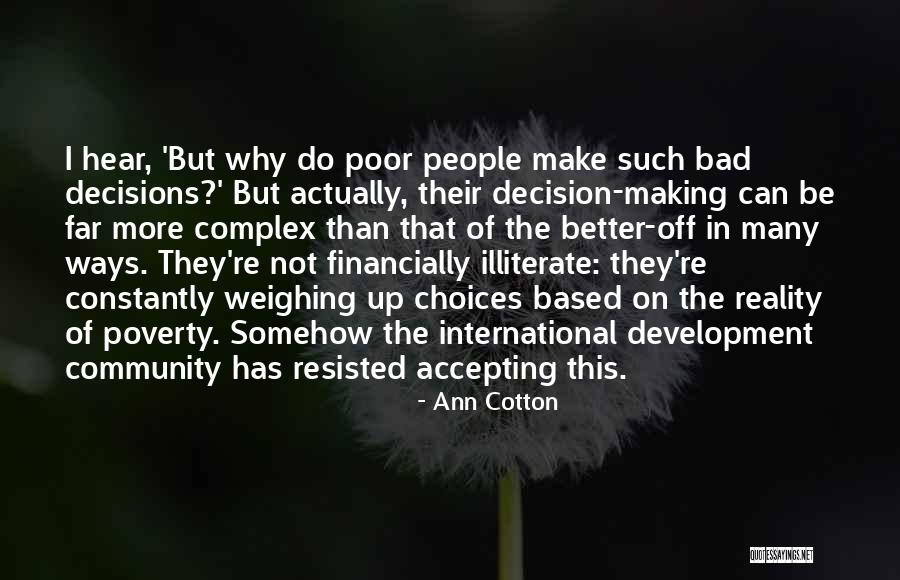 People Based Community Development Quotes By Ann Cotton People Based Community Development Quotes By Ann Cotton