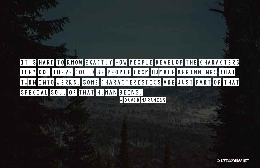 People Being Jerks Quotes By David Maraniss