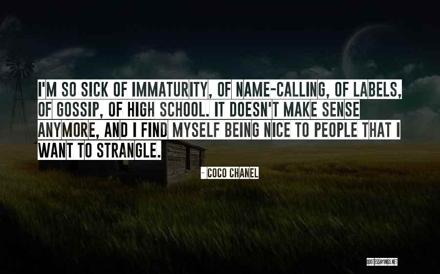 People Calling You Names Quotes By Coco Chanel People Calling You Names Quotes By Coco Chanel