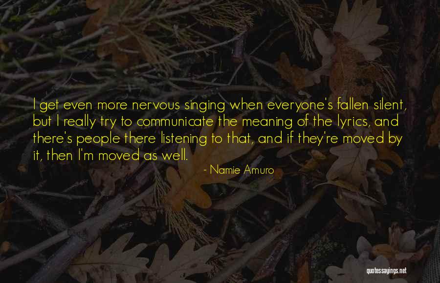People Even Try Quotes By Namie Amuro People Even Try Quotes By Namie Amuro
