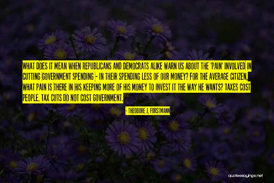 People In Pain Quotes By Theodore J. Forstmann People In Pain Quotes By Theodore J. Forstmann