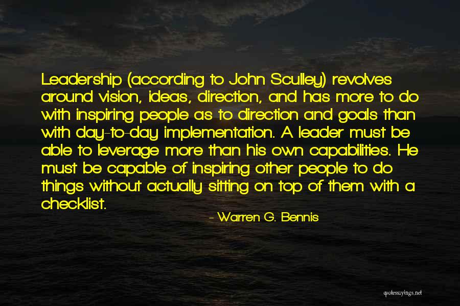 People Inspiring Others Quotes By Warren G. Bennis People Inspiring Others Quotes By Warren G. Bennis