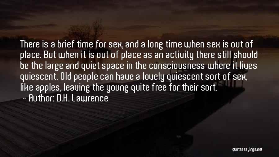People Leaving Quotes By D.H. Lawrence
