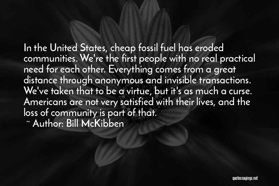 People Need To Be Real And Not Quotes By Bill McKibben