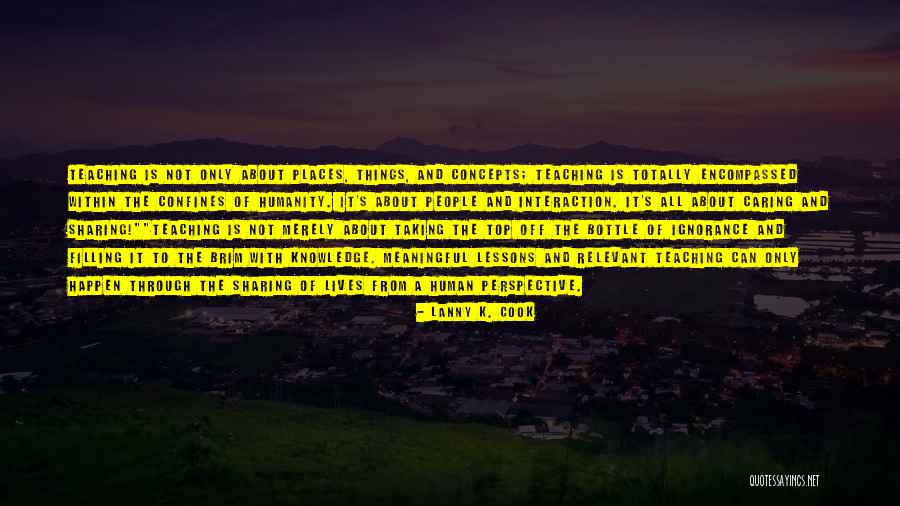 People Not Caring Quotes By Lanny K. Cook People Not Caring Quotes By Lanny K. Cook