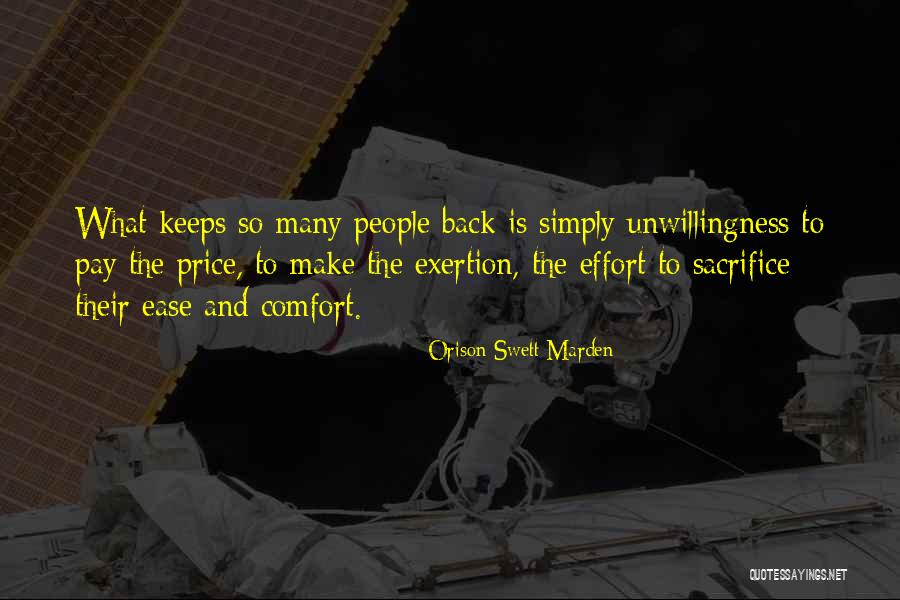 People Sacrifice Quotes By Orison Swett Marden People Sacrifice Quotes By Orison Swett Marden
