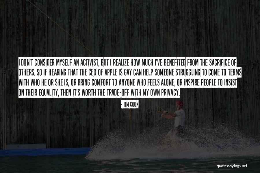 People Sacrifice Quotes By Tim Cook People Sacrifice Quotes By Tim Cook