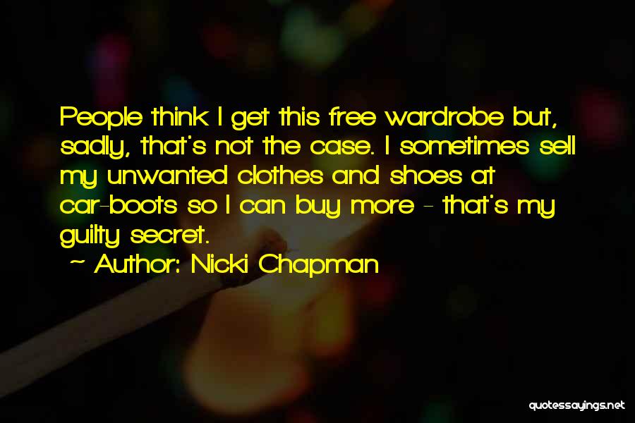 People Sometimes Buy Quotes By Nicki Chapman