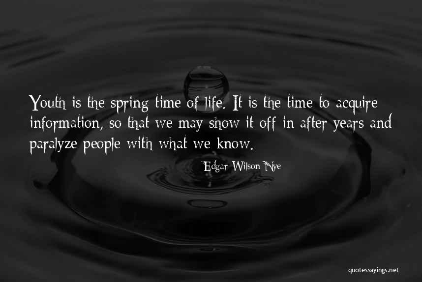 People That Show Off Quotes By Edgar Wilson Nye People That Show Off Quotes By Edgar Wilson Nye