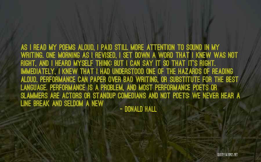 People That Think Their Right But Are Not Quotes By Donald Hall People That Think Their Right But Are Not Quotes By Donald Hall