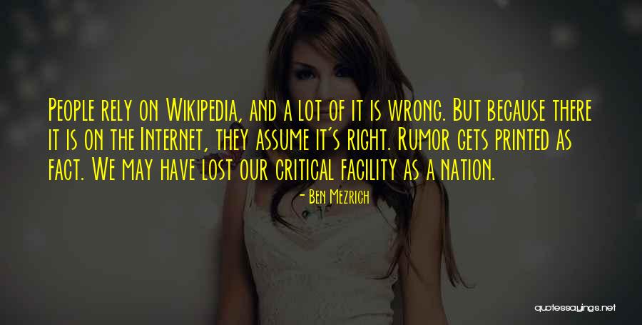 People We Lost Quotes By Ben Mezrich People We Lost Quotes By Ben Mezrich