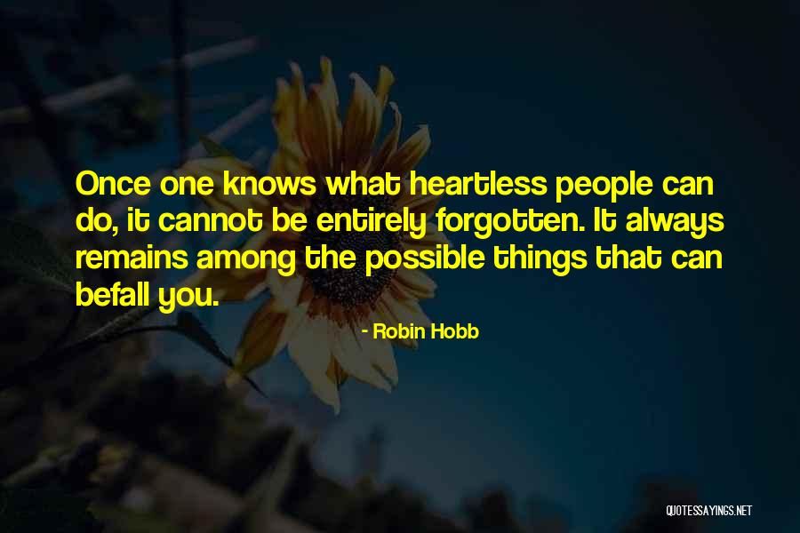 People Who Are Heartless Quotes By Robin Hobb People Who Are Heartless Quotes By Robin Hobb